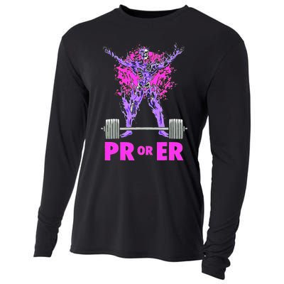 Pr Or Er Weightlifting Bodybuilding Fitness Gym Workout Cooling Performance Long Sleeve Crew