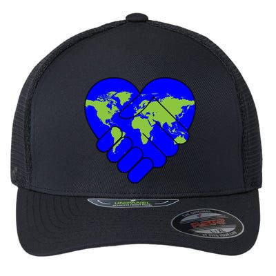 Peace On Earth Flexfit Unipanel Trucker Cap
