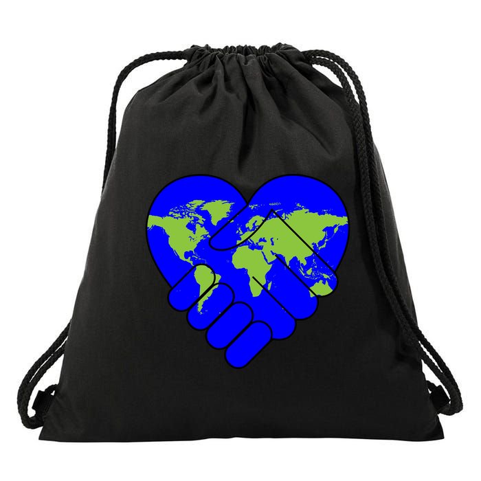 Peace On Earth Drawstring Bag