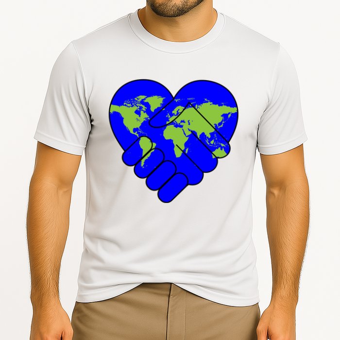 Peace On Earth Cooling Performance Crew T-Shirt