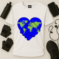 Peace On Earth Cooling Performance Crew T-Shirt