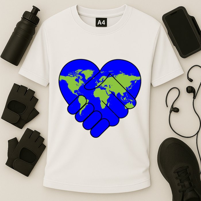 Peace On Earth Cooling Performance Crew T-Shirt