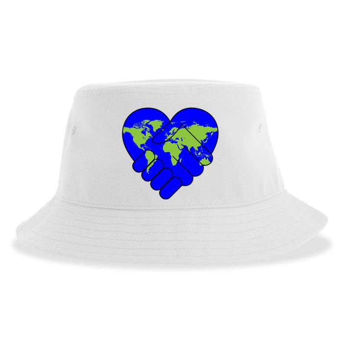Peace On Earth Sustainable Bucket Hat