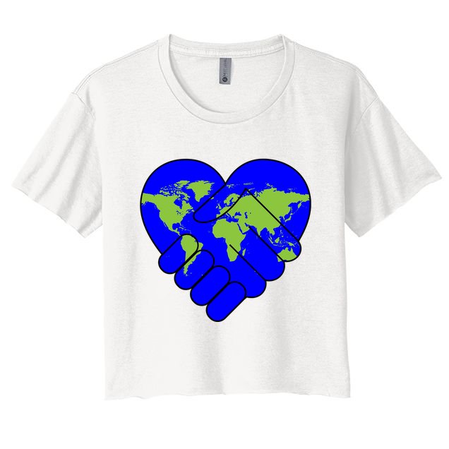 Peace On Earth Crop Top