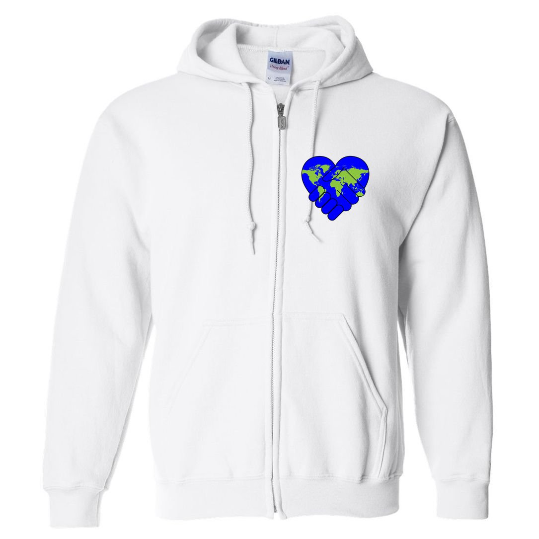 Peace On Earth Full Zip Hoodie