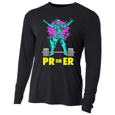 Pr Or Er Weightlifting Bodybuilding Workout Musclebuilding Cooling Performance Long Sleeve Crew