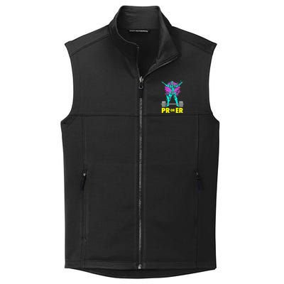 Pr Or Er Weightlifting Bodybuilding Workout Musclebuilding Collective Smooth Fleece Vest