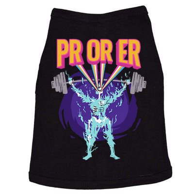 Pr Or Er Workout Bodybuilding Gym Weightlifting Doggie Tank