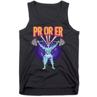 Pr Or Er Workout Bodybuilding Gym Weightlifting Tank Top