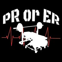 PR Or Er Weightlifting Bodybuilding Fitness Gym City Backpack