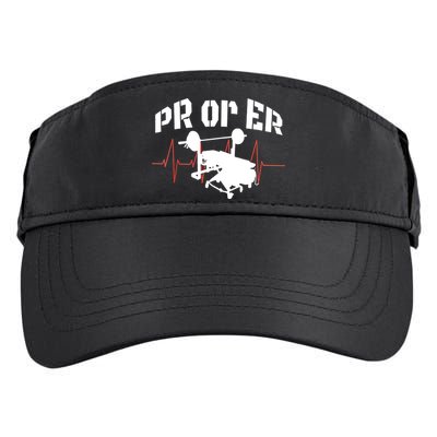 PR Or Er Weightlifting Bodybuilding Fitness Gym Adult Drive Performance Visor