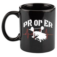 PR Or Er Weightlifting Bodybuilding Fitness Gym 11oz C Handle Ceramic Mug