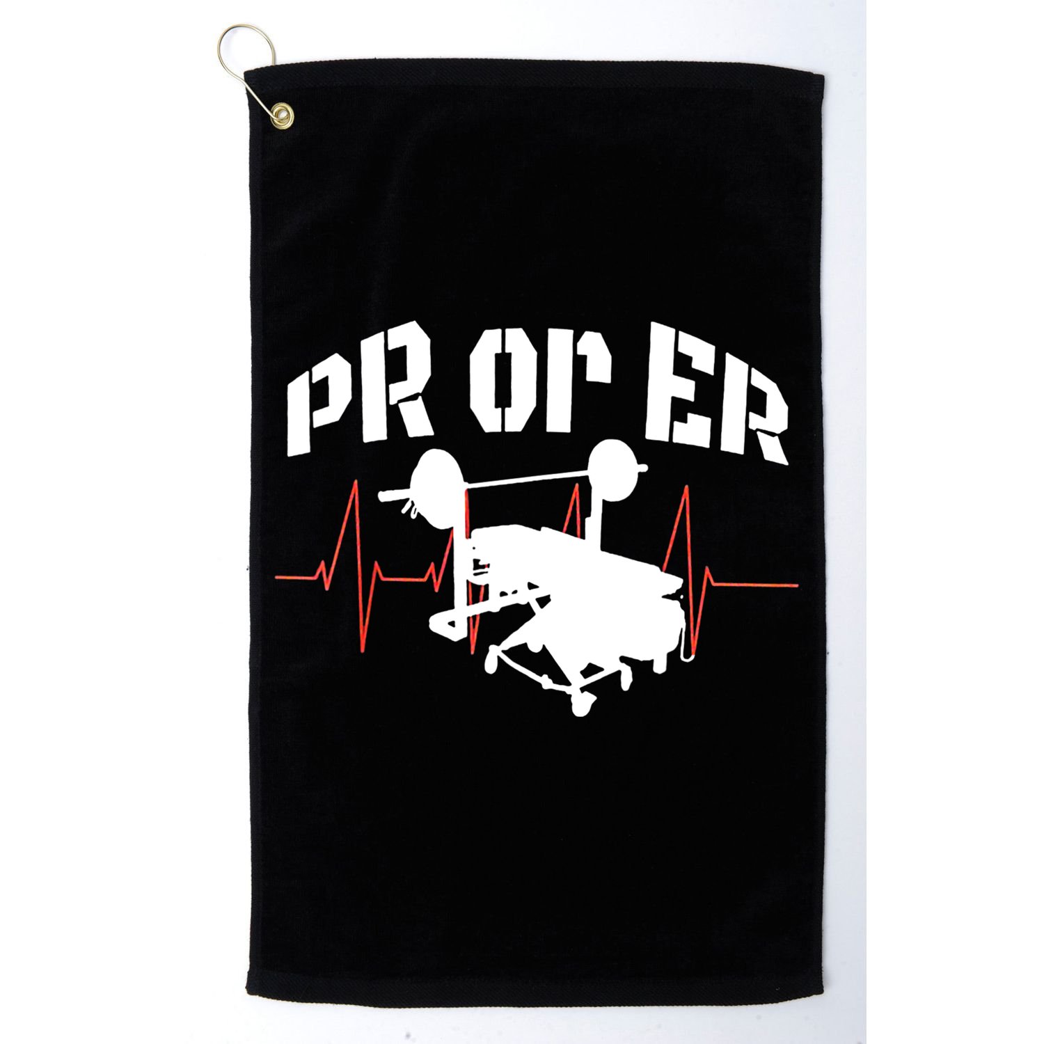 PR Or Er Weightlifting Bodybuilding Fitness Gym Golf Towel
