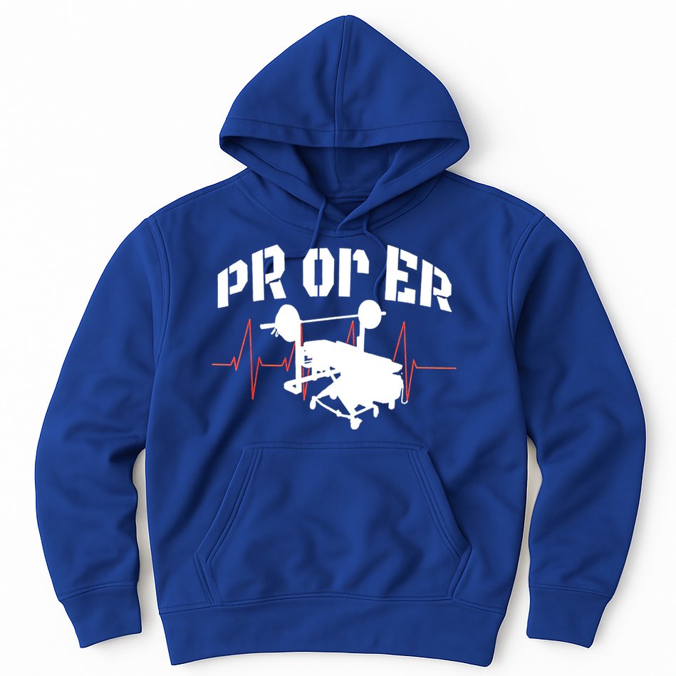 PR Or Er Weightlifting Bodybuilding Fitness Gym Hoodie