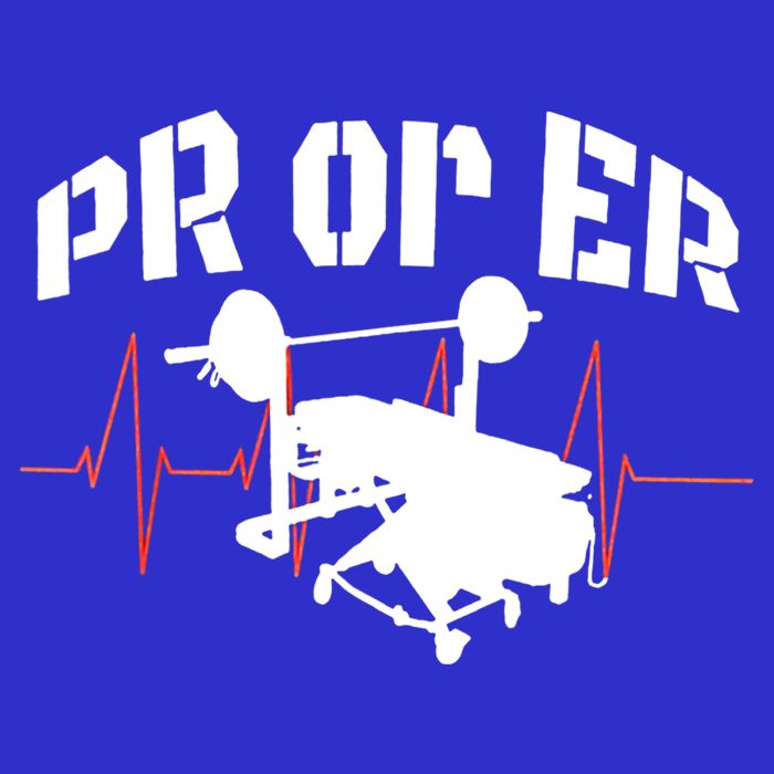 PR Or Er Weightlifting Bodybuilding Fitness Gym Toddler T-Shirt