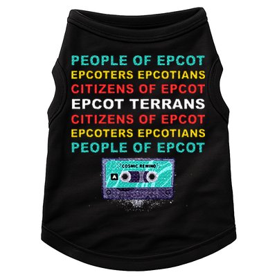 People Of Epcot Epcoters Epcotians Citizens Of Epcot Doggie Tank