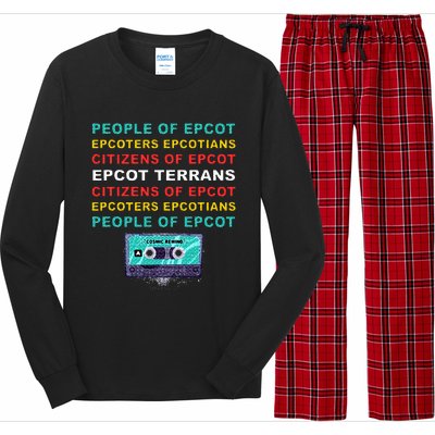 People Of Epcot Epcoters Epcotians Citizens Of Epcot Long Sleeve Pajama Set