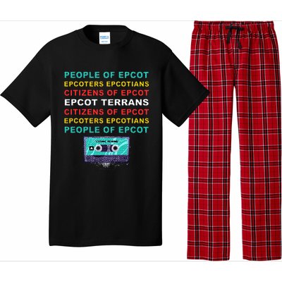 People Of Epcot Epcoters Epcotians Citizens Of Epcot Pajama Set