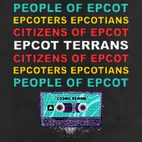 People Of Epcot Epcoters Epcotians Citizens Of Epcot Golf Towel