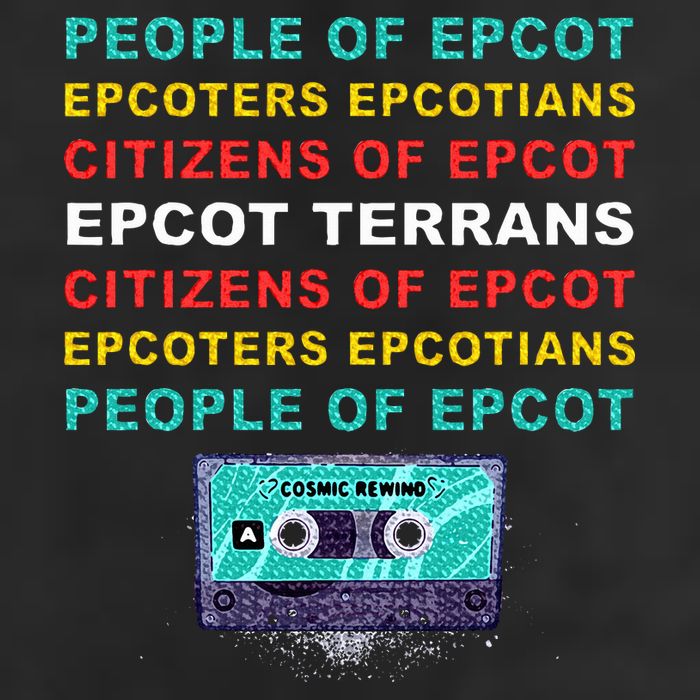 People Of Epcot Epcoters Epcotians Citizens Of Epcot Golf Towel
