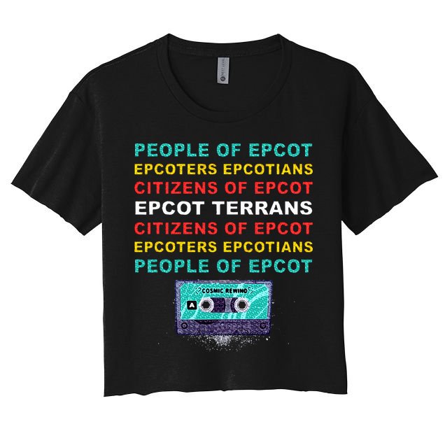 People Of Epcot Epcoters Epcotians Citizens Of Epcot Crop Top