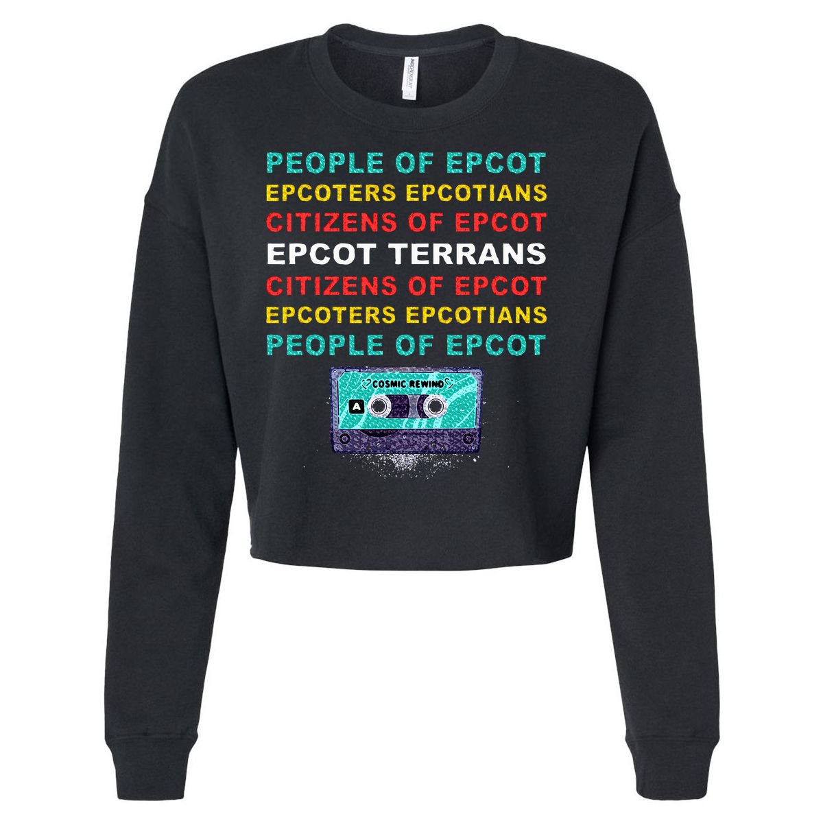 People Of Epcot Epcoters Epcotians Citizens Of Epcot Cropped Pullover Crew