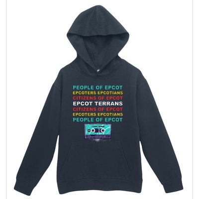 People Of Epcot Epcoters Epcotians Citizens Of Epcot Urban Pullover Hoodie