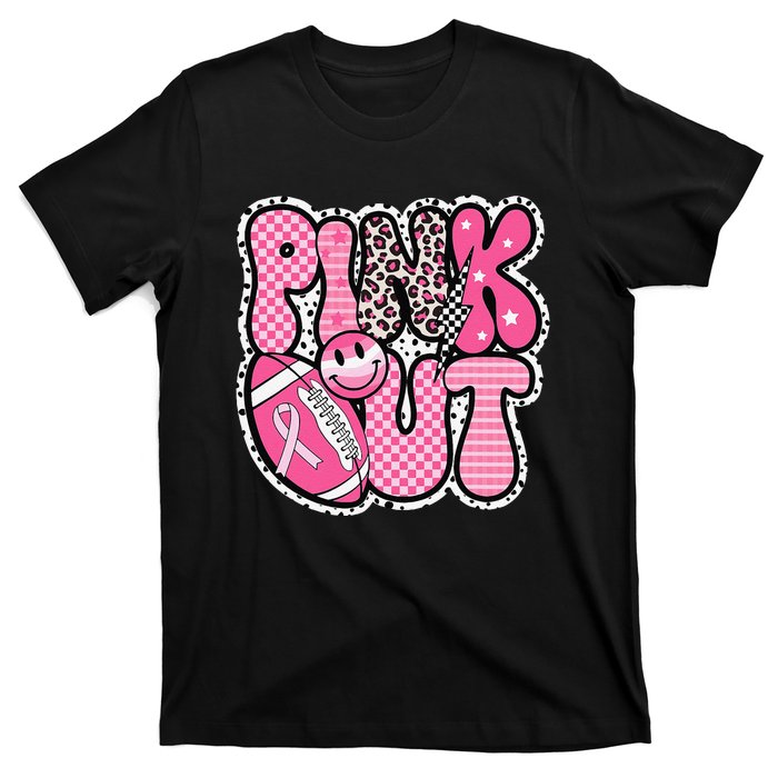 P.Ink Out Football Team Breast Cancer Awareness Month Gift T-Shirt