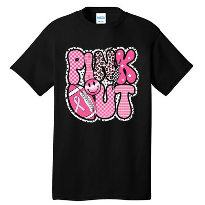 P.Ink Out Football Team Breast Cancer Awareness Month Gift Tall T-Shirt