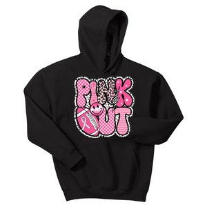 P.Ink Out Football Team Breast Cancer Awareness Month Gift Kids Hoodie