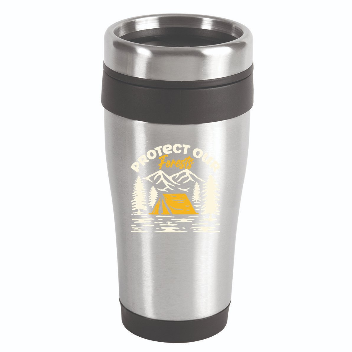Protect Our Forests Vintage Retro Outdoor Camping Gift 16oz Travel Tumbler