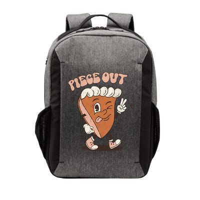 Piece Out Funny Pumpkin Pie Thanksgiving Retro Style Meaningful Gift Vector Backpack