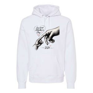 Personalized Our First MotherS Day Together Happy For Mom Premium Hoodie