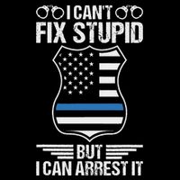 Police Officer Funny I CanT Fix Stupid But I Can Arrest It Mousepad