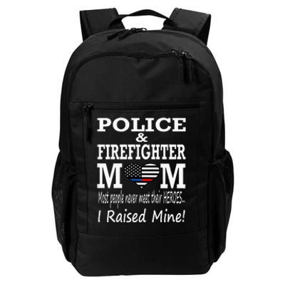 Police Officer Firefighter Fireman Mom Mother Daily Commute Backpack