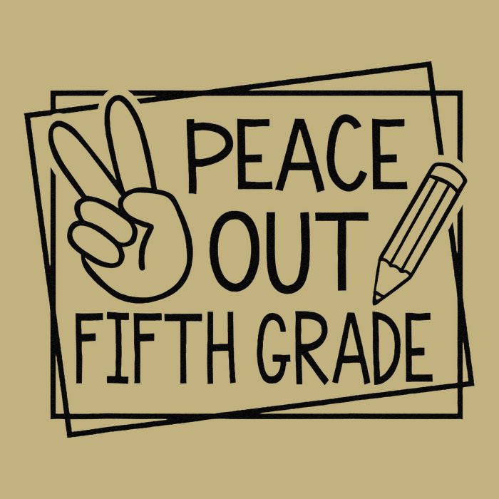 Peace Out Fifth Grade Last Day Of School Summer Break Cooling Performance Crew T-Shirt