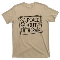 Peace Out Fifth Grade Last Day Of School Summer Break T-Shirt