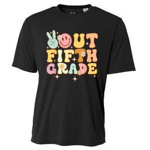 Peace Out Fifth 5th Grade Class Goodbye 5th Grade Cooling Performance Crew T-Shirt