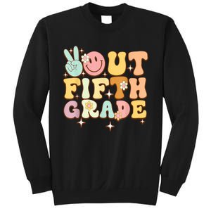 Peace Out Fifth 5th Grade Class Goodbye 5th Grade Sweatshirt