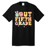 Peace Out Fifth 5th Grade Class Goodbye 5th Grade Tall T-Shirt