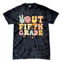 Peace Out Fifth 5th Grade Class Goodbye 5th Grade Tie-Dye T-Shirt