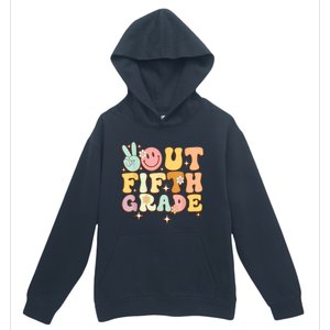 Peace Out Fifth 5th Grade Class Goodbye 5th Grade Urban Pullover Hoodie