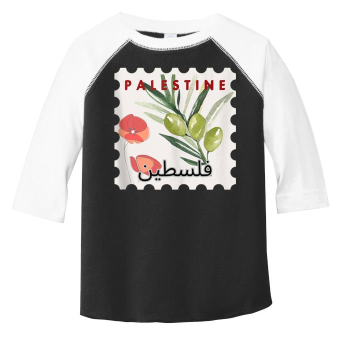 Palestine Olive Free Palestine Gaza Toddler Fine Jersey T-Shirt
