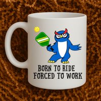 Pickleball Owl Forced To Work SKY Mug