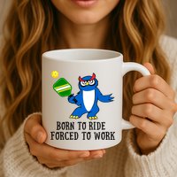 Pickleball Owl Forced To Work SKY Mug