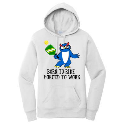 Pickleball Owl Forced To Work SKY Women's Pullover Hoodie