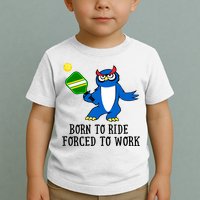 Pickleball Owl Forced To Work SKY Toddler T-Shirt