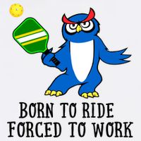 Pickleball Owl Forced To Work SKY Toddler T-Shirt