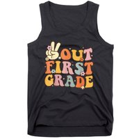 Peace Out First Grade Last Day of School 1st Grade Tank Top