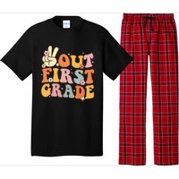 Peace Out First Grade Last Day Of School 1st Grade Pajama Set